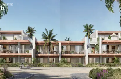 Chalet - 2 Bedrooms - 3 Bathrooms for sale in Ramla Lakeside - Qesm Ad Dabaah - North Coast