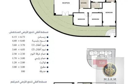 دوبلكس - 3 غرف نوم - 3 حمامات للبيع في اللوتس الجنوبي - حى اللوتس - مدينة القاهرة الجديدة - القاهرة