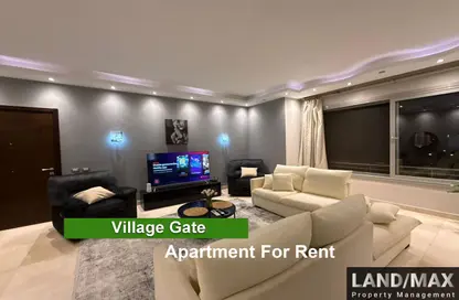 شقة - 2 غرف نوم - 2 حمامات للايجار في ذا فيلدج - المستثمرين الجنوبية - مدينة القاهرة الجديدة - القاهرة