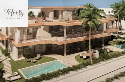 Chalet - 4 Bedrooms - 4 Bathrooms for sale in Ramla - Ras Al Hekma - North Coast