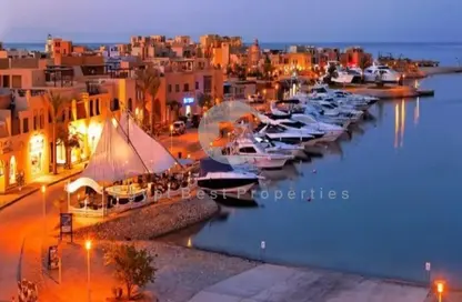 Apartment - 1 Bedroom - 2 Bathrooms for sale in Fanadir Marina - Al Gouna - Hurghada - Red Sea