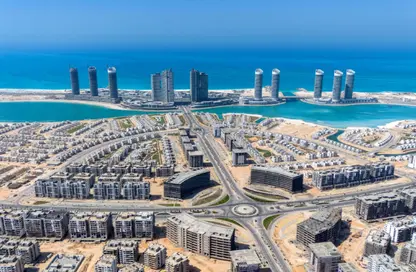 Chalet - 2 Bedrooms - 2 Bathrooms for sale in The Gate Towers - New Alamein City - Al Alamein - North Coast