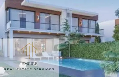 تاون هاوس - 3 غرف نوم - 4 حمامات للبيع في آزار آيلند - قسم الضبعة - الساحل الشمالي