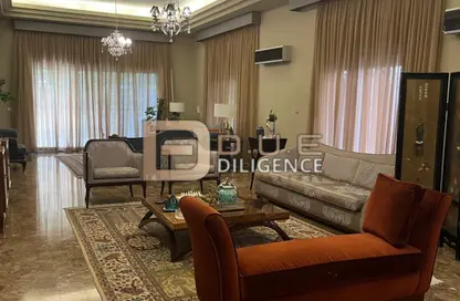 فيلا - 5 غرف نوم - 4 حمامات للبيع في كمبوند الأمن العام - التجمع الاول - مدينة القاهرة الجديدة - القاهرة