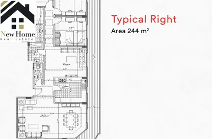 Apartment - 3 Bedrooms - 3 Bathrooms for sale in El Koronfel - The 5th Settlement - New Cairo City - Cairo