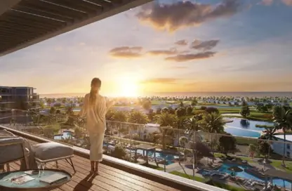 Chalet - 2 Bedrooms - 2 Bathrooms for sale in Hacienda Waters - Qesm Ad Dabaah - North Coast