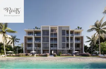 (بنتهاوس  (روف - غرفة نوم - 1 حمام للبيع في ازها الساحل الشمالي - راس الحكمة - الساحل الشمالي