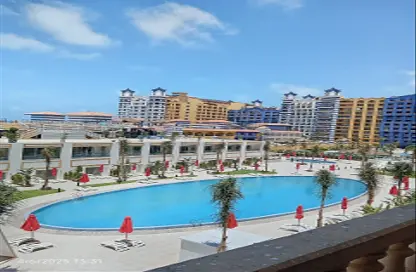 Chalet - 2 Bedrooms - 2 Bathrooms for rent in Porto Marina - Al Alamein - North Coast