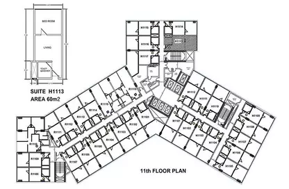 Hotel Apartment - 1 Bedroom - 1 Bathroom for sale in New Capital City - Cairo