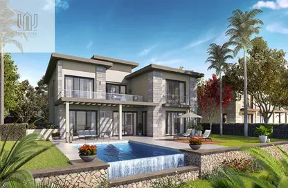 فيلا - 3 غرف نوم - 4 حمامات للبيع في سوان ليك اكتوبر - محور 26 يوليو - مدينة 6 أكتوبر - الجيزة