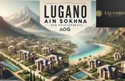 Chalet - 2 Bedrooms - 2 Bathrooms for sale in Lugano Al Galala - Al Ain Al Sokhna - Suez
