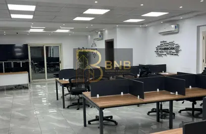 Office Space - Studio - 2 Bathrooms for rent in North Teseen St. - The 5th Settlement - New Cairo City - Cairo