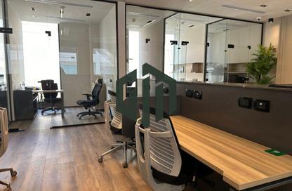 Office Space - Studio - 1 Bathroom for rent in Bank Center Street - South Teseen St. - The 5th Settlement - New Cairo City - Cairo