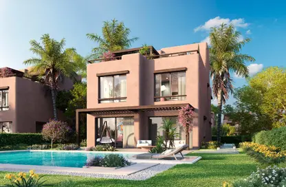 شاليه - 3 غرف نوم - 4 حمامات للبيع في هاسيندا ويست - راس الحكمة - الساحل الشمالي