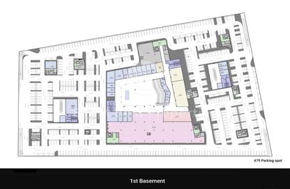 Retail - Studio - 1 Bathroom for sale in Gamal Abdel-Nasser Axis - 6 October City - Giza