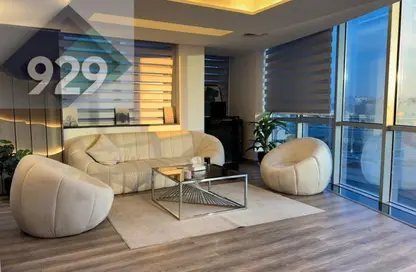Office Space - Studio - 2 Bathrooms for rent in Bank Center Street - South Teseen St. - The 5th Settlement - New Cairo City - Cairo