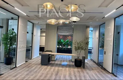 Office Space - Studio - 2 Bathrooms for rent in V90 - North Teseen St. - The 5th Settlement - New Cairo City - Cairo