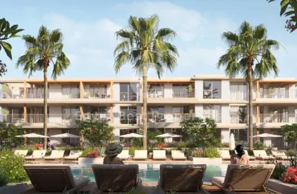 Chalet - 2 Bedrooms - 3 Bathrooms for sale in Ramla Lakeside - Qesm Ad Dabaah - North Coast