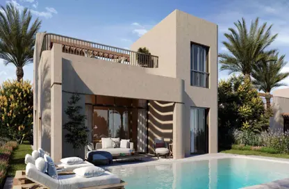 Villa - 4 Bedrooms - 4 Bathrooms for sale in Kafr Downtown - Al Gouna - Hurghada - Red Sea