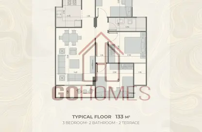 Apartment - 3 Bedrooms - 2 Bathrooms for sale in Eighth Sector - Zahraa El Maadi - Hay El Maadi - Cairo