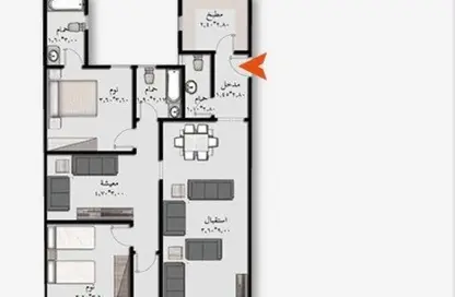 Apartment - 3 Bedrooms - 3 Bathrooms for sale in Bait Alwatan - The 5th Settlement - New Cairo City - Cairo