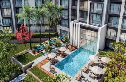 Apartment - 1 Bedroom - 1 Bathroom for sale in Swan Lake Residence - 5th Settlement Compounds - The 5th Settlement - New Cairo City - Cairo