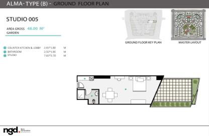 Chalet - Studio - 1 Bathroom for sale in Santorini - New Alamein City - Al Alamein - North Coast