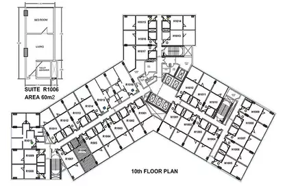 Hotel Apartment - 1 Bedroom - 1 Bathroom for sale in New Capital City - Cairo