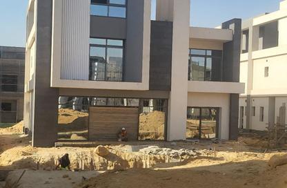 Twin House - 5 Bedrooms - 6 Bathrooms for sale in Saada Compound - New Cairo City - Cairo