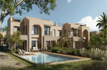Chalet - 2 Bedrooms - 2 Bathrooms for sale in Makadi Orascom Resort - Makadi - Hurghada - Red Sea