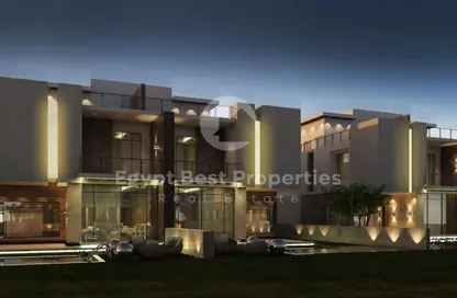 Townhouse - 4 Bedrooms - 3 Bathrooms for sale in Sun Capital - Fayoum Desert road - 6 October City - Giza