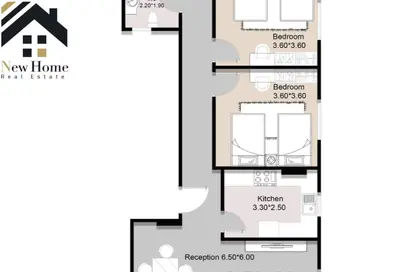 Apartment - 3 Bedrooms - 2 Bathrooms for sale in New Narges - New Cairo City - Cairo