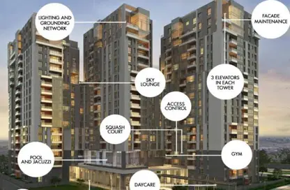 Apartment - 1 Bedroom - 2 Bathrooms for sale in Aeon - 6 October Compounds - 6 October City - Giza Apartment - 1 Bedroom - 2 Bathrooms for sale in Aeon - 6 October Compounds - 6 October City - Giza