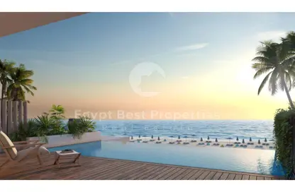 شاليه - 2 غرف نوم - 2 حمامات للبيع في هاسيندا ويست - راس الحكمة - الساحل الشمالي