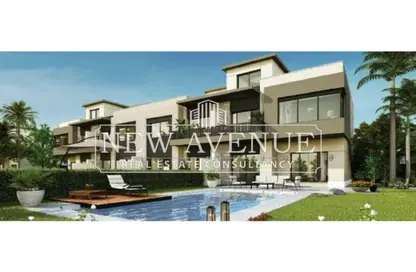 Townhouse - 3 Bedrooms - 5 Bathrooms for sale in Swan Lake Residence - 5th Settlement Compounds - The 5th Settlement - New Cairo City - Cairo