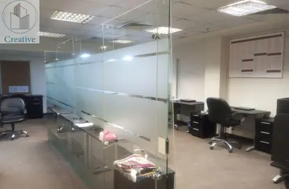 Office Space - Studio - 2 Bathrooms for rent in Bank Center Street - South Teseen St. - The 5th Settlement - New Cairo City - Cairo