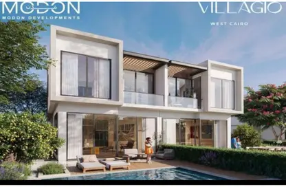 Townhouse - 3 Bedrooms - 4 Bathrooms for sale in Villagio - 6 October City - Giza