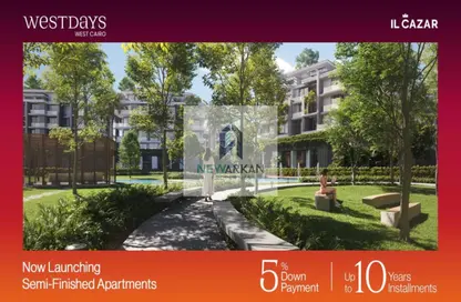 Apartment - 3 Bedrooms - 3 Bathrooms for sale in Mountain View iCity October - 6 October Compounds - 6 October City - Giza
