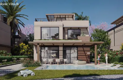 Villa - 5 Bedrooms - 5 Bathrooms for sale in Rivers - New Zayed City - Sheikh Zayed City - Giza