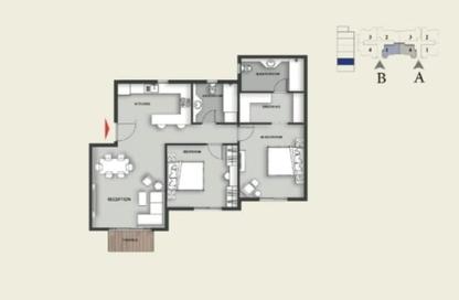 Apartment - 2 Bedrooms - 1 Bathroom for sale in Aliva - Mostakbal City Compounds - Mostakbal City - Future City - Cairo