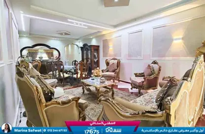 شقة - 3 غرف نوم - 2 حمامات للبيع في شارع عمر زعفان - الإبراهيمية - حي وسط - الاسكندرية