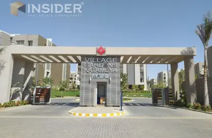 شقة - 2 غرف نوم - 2 حمامات للبيع في كمبوند فيلدج جاردن القطامية - كمبوندات التجمع الخامس - التجمع الخامس - مدينة القاهرة الجديدة - القاهرة