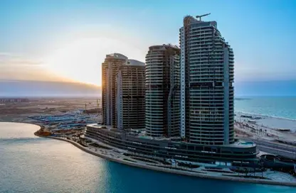 شاليه - 4 غرف نوم - 4 حمامات للبيع في ذا جيت تاورز - مدينة العلمين الجديدة - العلمين - الساحل الشمالي