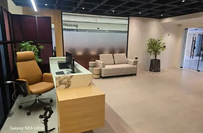 Office Space - Studio - 1 Bathroom for rent in Bank Center Street - South Teseen St. - The 5th Settlement - New Cairo City - Cairo