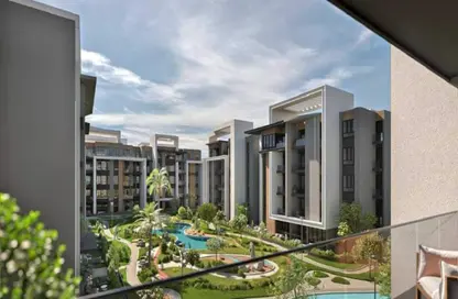 Apartment - 1 Bedroom - 1 Bathroom for sale in Sun Capital - Fayoum Desert road - 6 October City - Giza