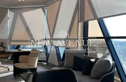 Office Space - Studio - 1 Bathroom for sale in Cairo Business Plaza - North Teseen St. - The 5th Settlement - New Cairo City - Cairo