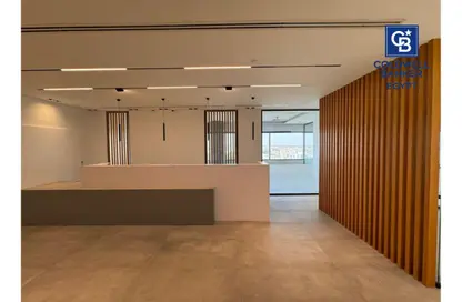 Office Space - Studio - 3 Bathrooms for rent in Arkan Plaza - 26th of July Corridor - Sheikh Zayed City - Giza