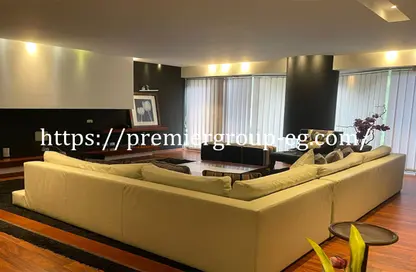 Apartment - 3 Bedrooms - 3 Bathrooms for rent in Katameya Heights - El Katameya Compounds - El Katameya - New Cairo City - Cairo