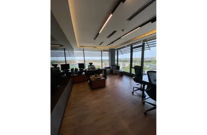 Office Space - Studio - 2 Bathrooms for rent in The Polygon - Sheikh Zayed Compounds - Sheikh Zayed City - Giza