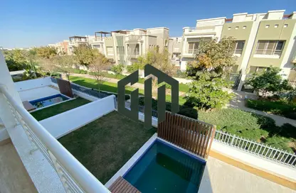 Twin House - 3 Bedrooms - 4 Bathrooms for rent in Cairo Festival City - North Investors Area - New Cairo City - Cairo